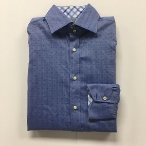 Thomas Dean Long Sleeve Button Down